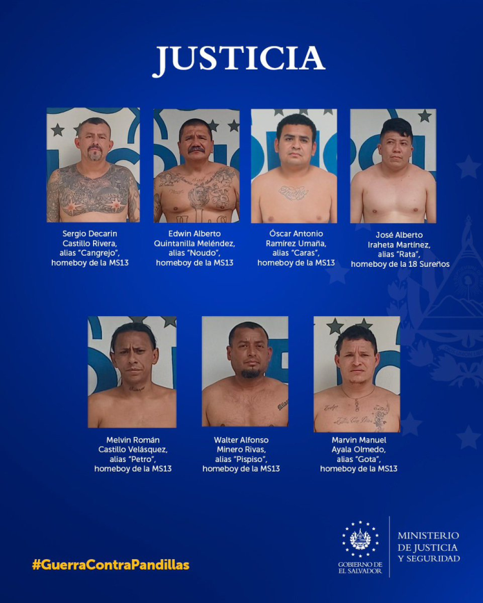 Seis Pandilleros De La Ms 13 Fueron Deportados De Eeuu Y Serán Juzgados En El Salvador 0478