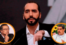 Nayib Bukele compartió video hecho con IA en el que se burlan de Gustavo Petro y Nicolás Maduro