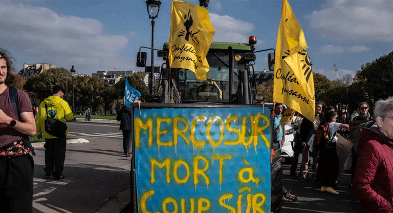 Francia no firmará acuerdo con Mercosur