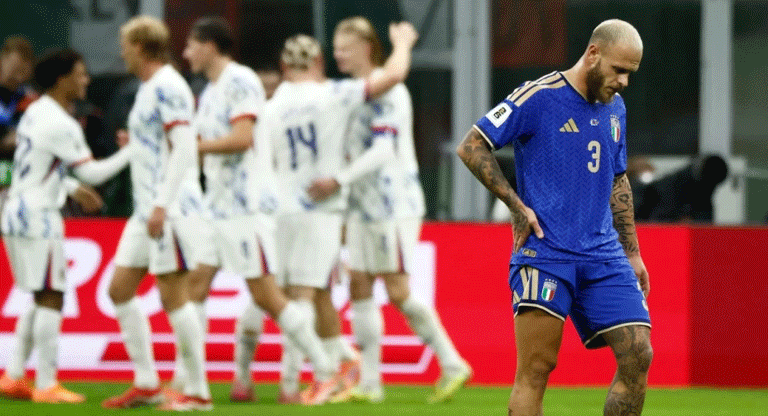 Noruega goleó 4-1 a Italia y la Azzurra tendrá que jugar el Repechaje