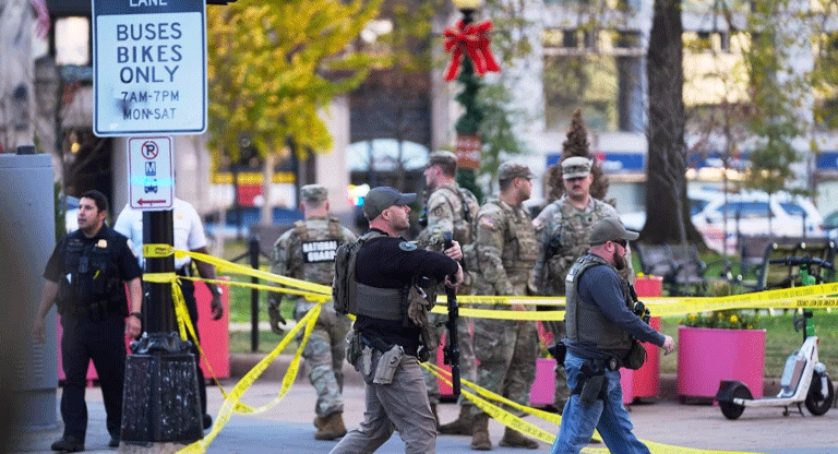 2 miembros de la Guardia Nacional fueron baleados a pocas cuadras de la Casa Blanca