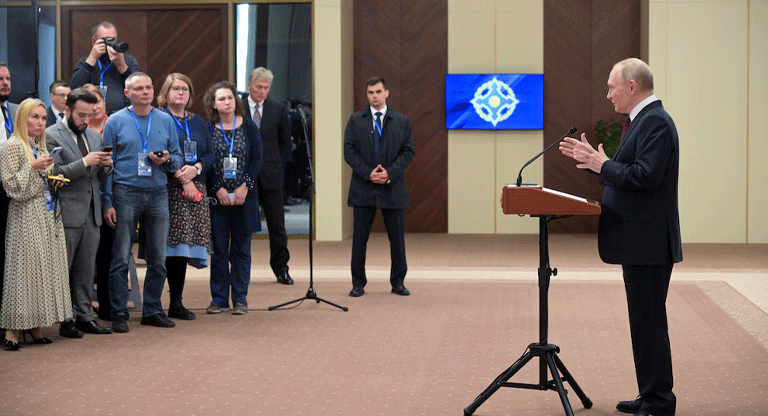 Putin frenará su ofensiva si Ucrania se retira de los territorios ocupados por Rusia