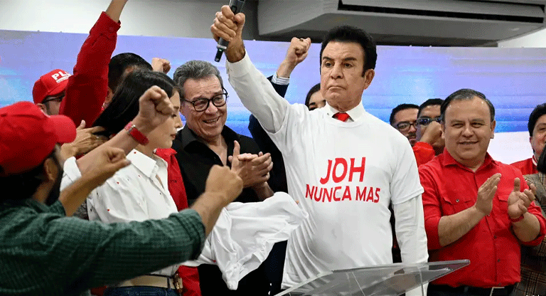 Nasralla aventaja levemente a candidato de Trump en Honduras