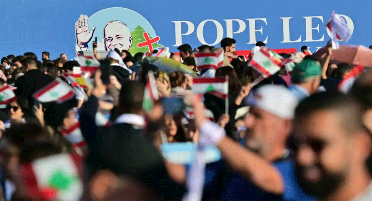 El papa se despidió del Líbano con misa ante 150,000 fieles