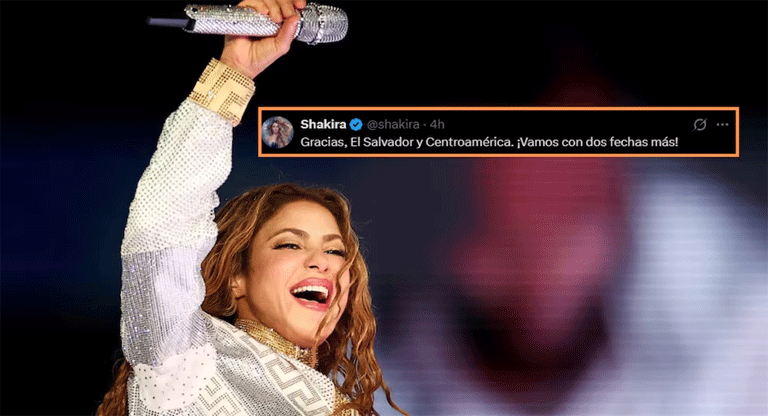 Shakira sumó dos fechas y extiende su residencia en San Salvador a cinco shows