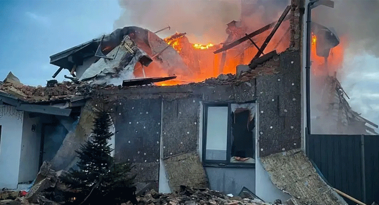 Rusia realizó un ataque masivo de misiles y drones contra Ucrania