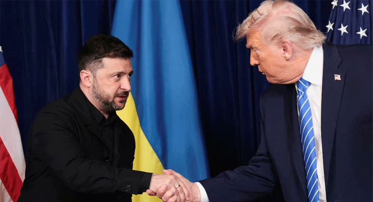 Zelensky abrió la puerta a un despliegue militar de EE.UU en Ucrania