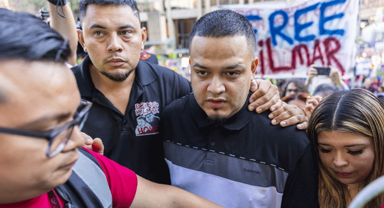 El salvadoreño Kilmar Ábrego García fue liberado de centro migratorio en EE.UU