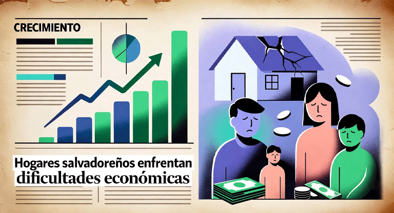 Cifras de crecimiento de país contrastan con dificultades de los hogares salvadoreños