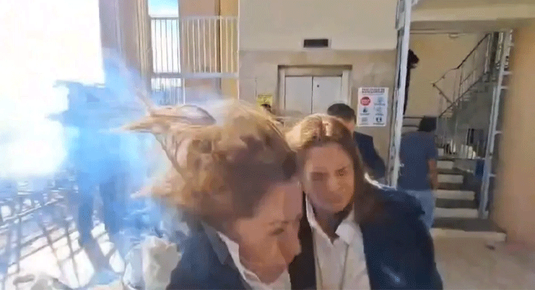 Lanzan explosivo a diputada en el Congreso de Honduras