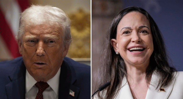 Trump se reunió con María Corina Machado en la Casa Blanca