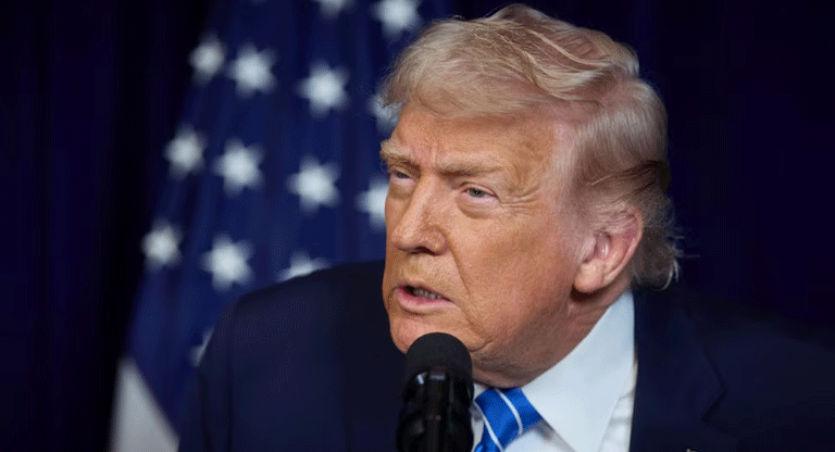 Trump dijo que una flota militar de EE.UU se dirige hacia aguas cercanas a Irán