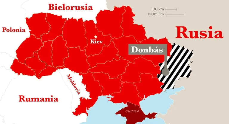 Rusia demanda quedarse con el territorio ucraniano del Donbás para negociar