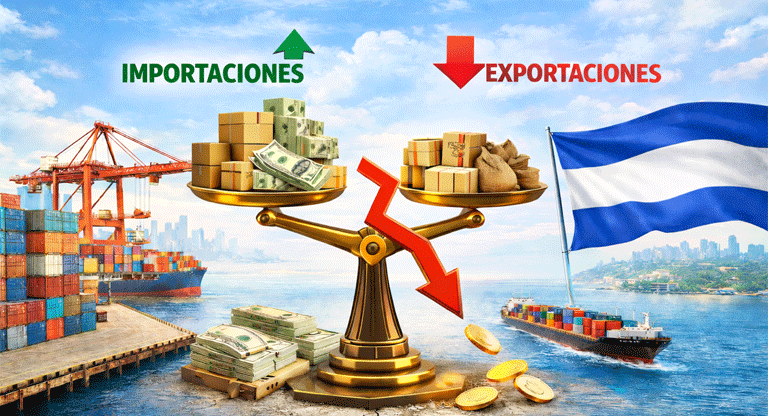 Déficit comercial de El Salvador supera los USD 11,400 millones