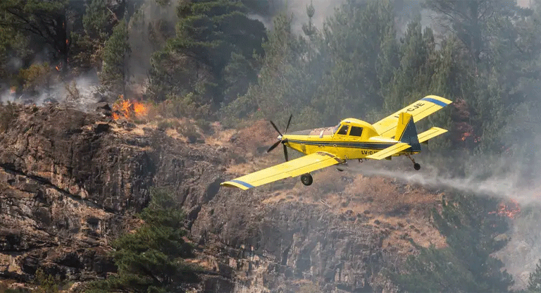 Argentina declara emergencia por incendios en la Patagonia
