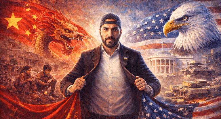 Entre el Dragón y el Águila: El doble juego de Bukele frente a la pobreza y la geopolítica