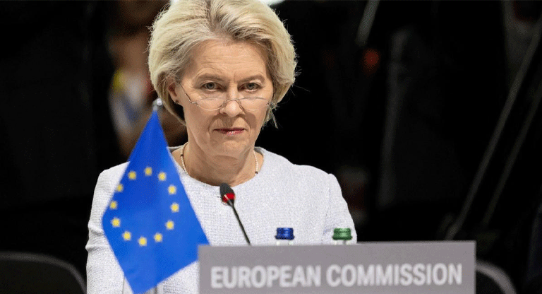 Presidenta de la Comisión Europea celebró el triunfo de izquierdista en Portugal