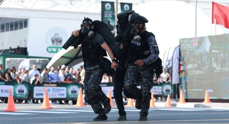 Fuerzas Especiales de El Salvador compiten en el UAE SWAT Challenge en Dubái