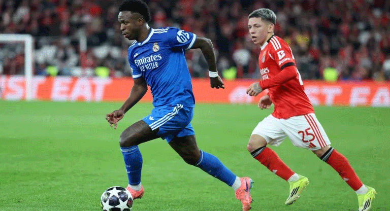 Vinícius silenció Lisboa y acerca al Real Madrid a octavos de Champions