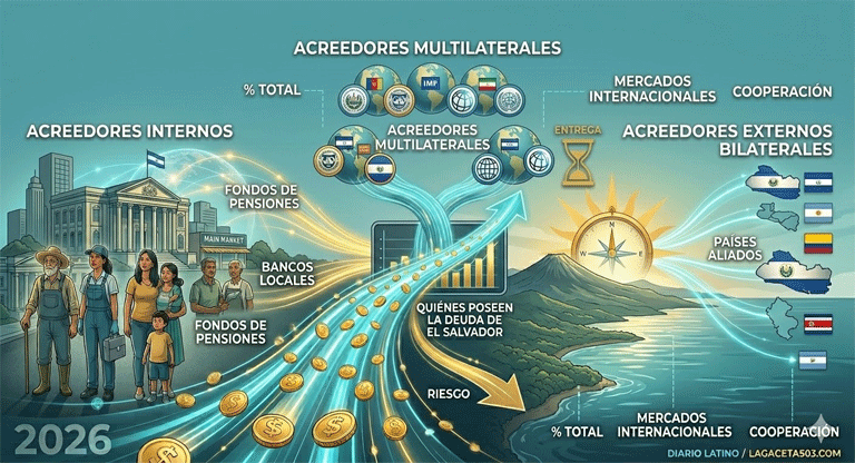 -Tercera entrega- Quiénes poseen realmente la deuda salvadoreña