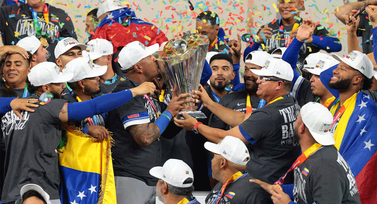 Venezuela arrancó el Mundial de Béisbol a Estados Unidos en una dramática final