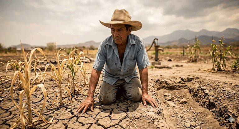 Seguridad alimentaria de El Salvador en riesgo por sequías y lluvias extremas