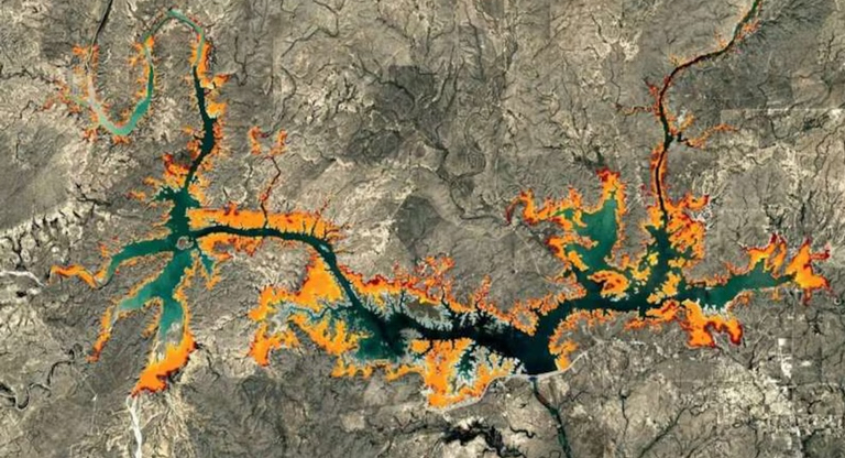 Mapas satelitales revelan el retroceso de lagos y embalses en todo el mundo