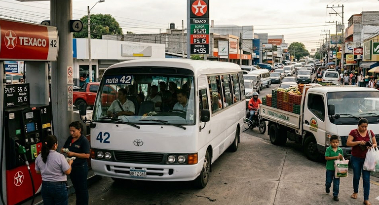 Alza en combustibles presiona costos de transporte, producción y economía familiar