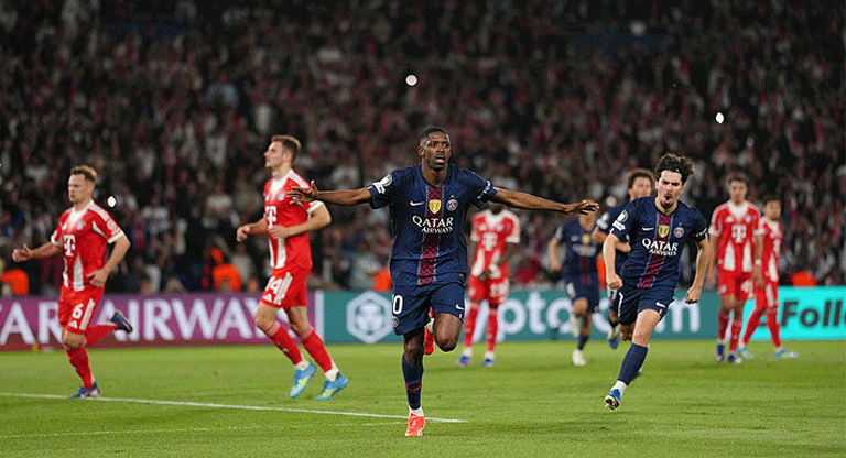 El PSG venció 5-4 a Bayern Múnich en ida de semifinales de la Liga de Campeones