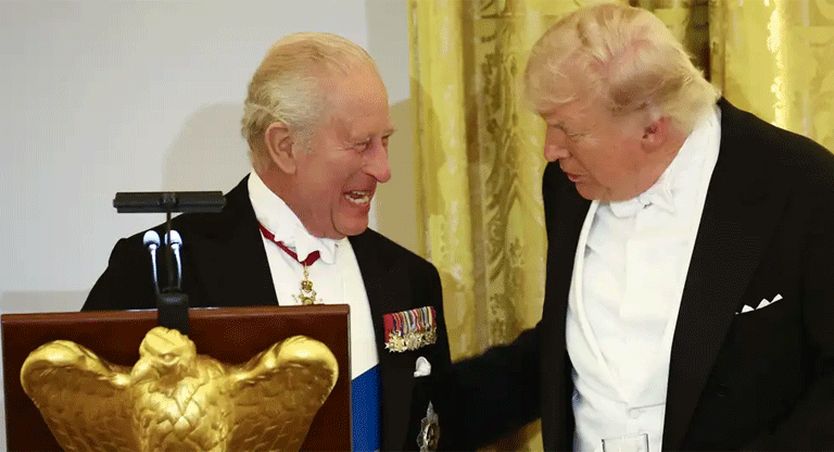 Carlos III pide renovar alianza entre EE.UU. y Reino Unido
