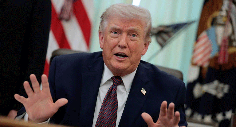 Trump sobre Irán: «Se están asfixiando como un cerdo relleno»