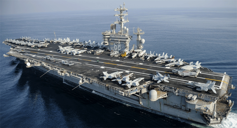 EE.UU anunció el despliegue del portaaviones USS Nimitz en el Caribe