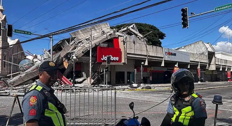 Terremoto de magnitud 7,8 sacudió el sur de Filipinas