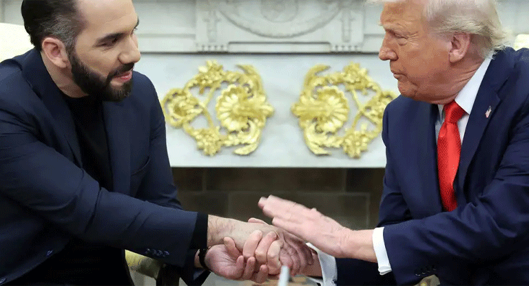 La doble moral: Trump, aliado de Bukele y adversario de Ortega