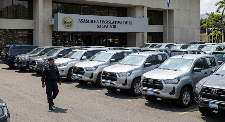 Asamblea Legislativa se gasta mas de $425 mil en flotilla de vehículos