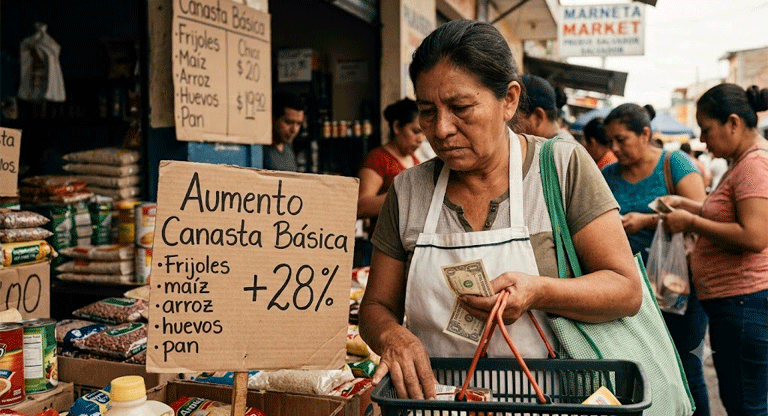 La Canasta Básica ha subido un 28 % desde el inicio del primer gobierno de Nayib Bukele
