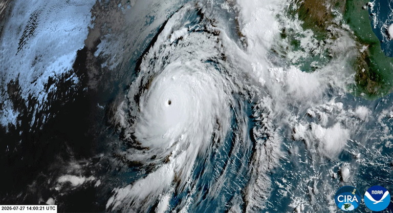 Huracán Genevieve podría modificar el patrón de lluvias en el país