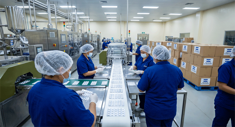Índice de Producción industrial de El Salvador crece 4.3 % en junio y mantiene una racha de seis meses al alza