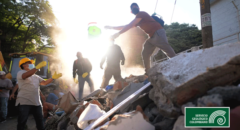 El Servicio Geológico de Colombia reportó más de 60 réplicas tras el terremoto