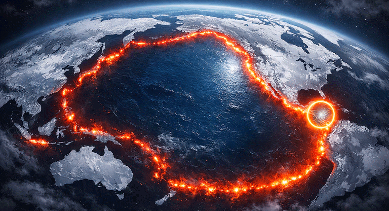 El Cinturón de Fuego del Pacífico concentra el 90% de los terremotos del mundo