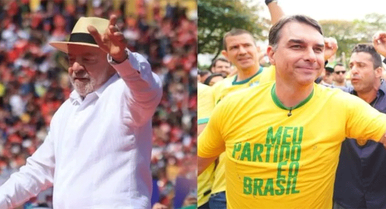 Lula y Flávio Bolsonaro arrancan sus campañas políticas en Brasil