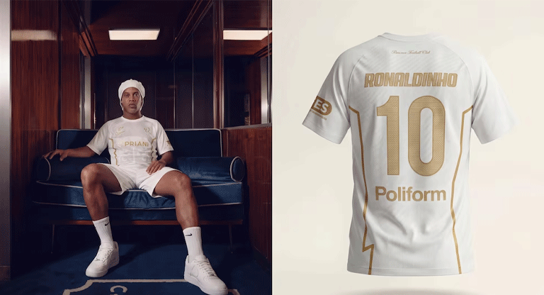 A sus 46 años, Ronaldinho vuelve al fútbol profesional en Italia