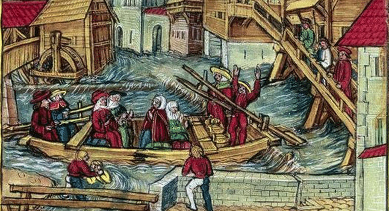 Hace 700 años una inundación arrasó Europa y sepultó a medio continente