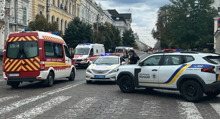 Un dron ruso alcanza la sede del servicio secreto en Kiev