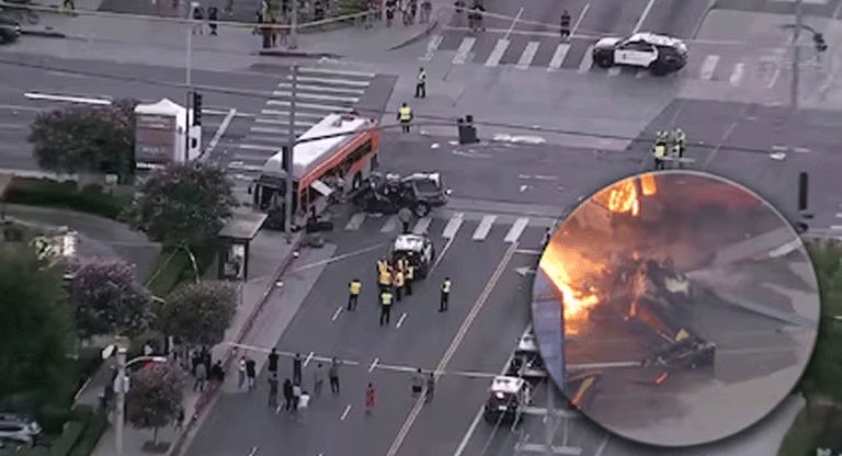 Cae helicóptero de NBC y Telemundo en Los Ángeles durante la transmisión en vivo
