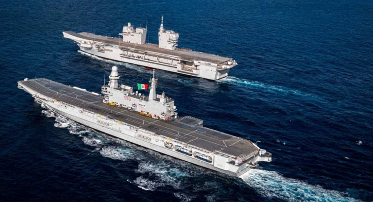 Italia envió su armada al estrecho de Bab al-Mandeb en el Mar Rojo