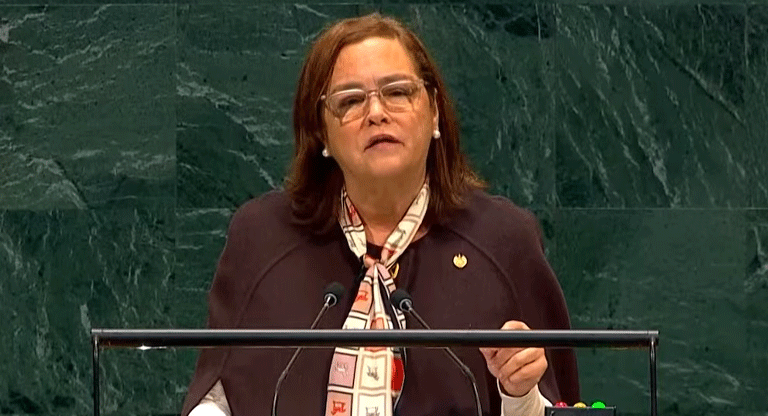 Canciller salvadoreña reclama ante la ONU un multilateralismo capaz de decidir, no solo de dialogar