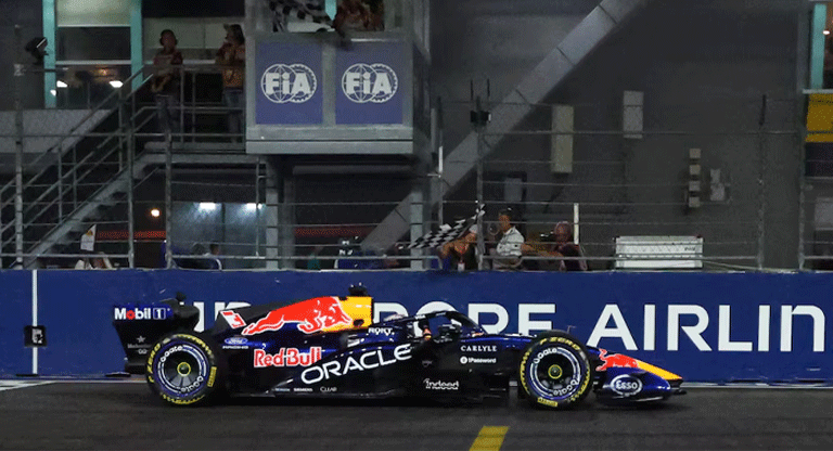 Max Verstappen ganó el Gran Premio de Singapur de Fórmula 1