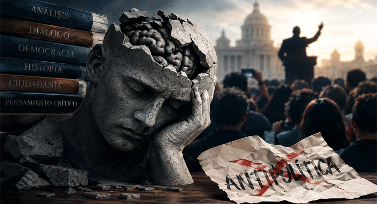 La derrota del pensamiento y la tentación antipolítica