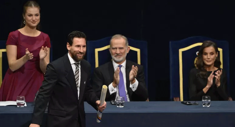 Messi recibió Premio Princesa de Asturias de los Deportes
